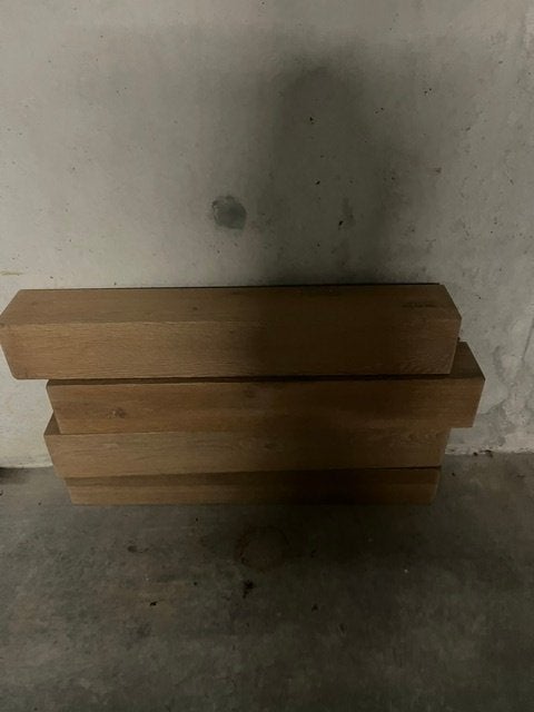 Eikenhouten tafelpoten (5 st) met bajonetsluiting, Ophalen, Tafelpoot, Gebruikt, 50 tot 100 cm