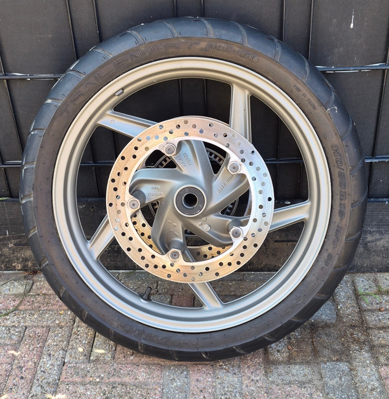 Velgen met remschijven en banden voor BMW R1200GS, Motoren, Onderdelen | BMW, Ophalen, Gebruikt