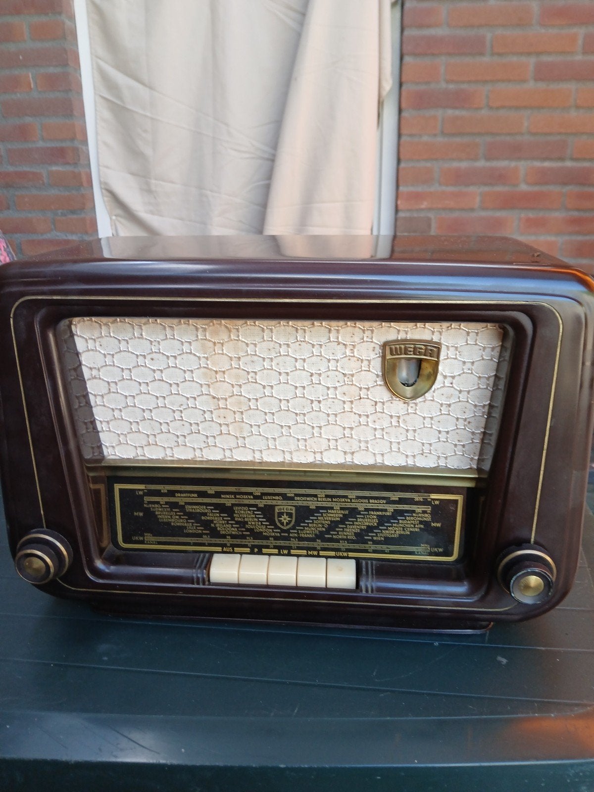 retro radio, Ophalen of Verzenden