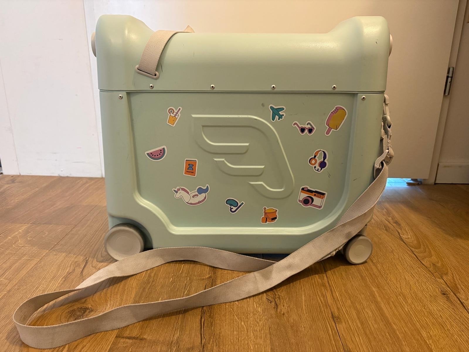JetKids by Stokke BedBox - Reiskoffer en bed in één (groen), Ophalen, Gebruikt, Overige merken