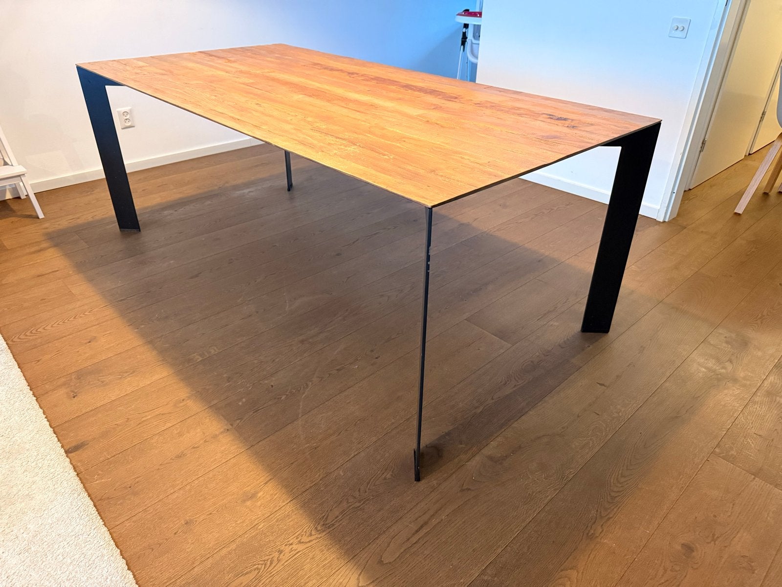 Pandora eettafel van teak, Ophalen, 50 tot 100 cm, Zo goed als nieuw, Vijf personen of meer