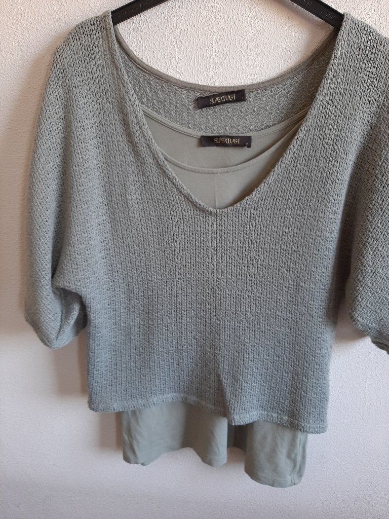 Supertrash setje hemdje en trui  maat S en M., Maat 38/40 (M), Supertrash, Ophalen of Verzenden, Zo goed als nieuw