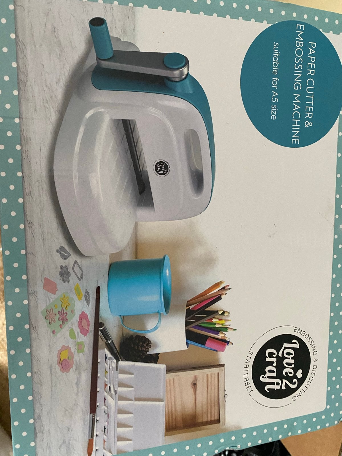 Love2craft papier snij- en embossingmachine A5, Overige thema's, Nieuw, Meerkleurig, Kunststof