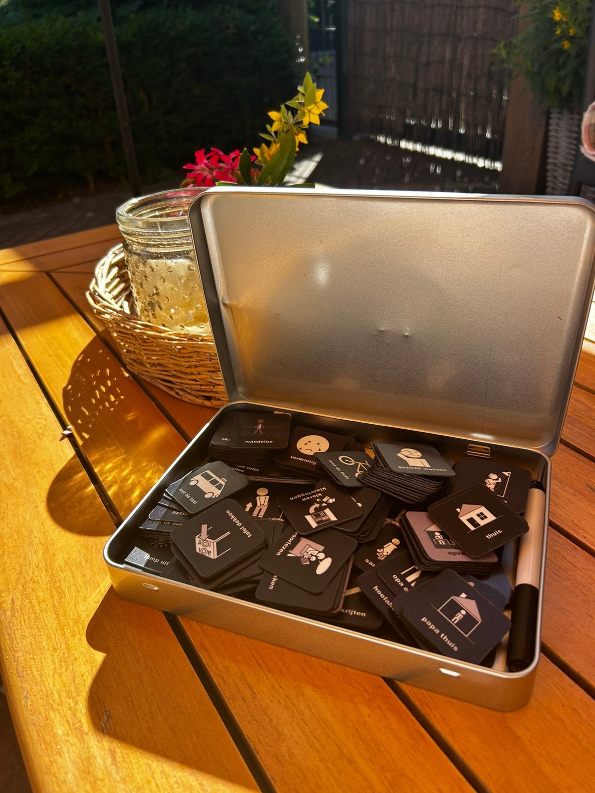 Easyauti magneet picto’s inclusief planbord, Ophalen, Zo goed als nieuw