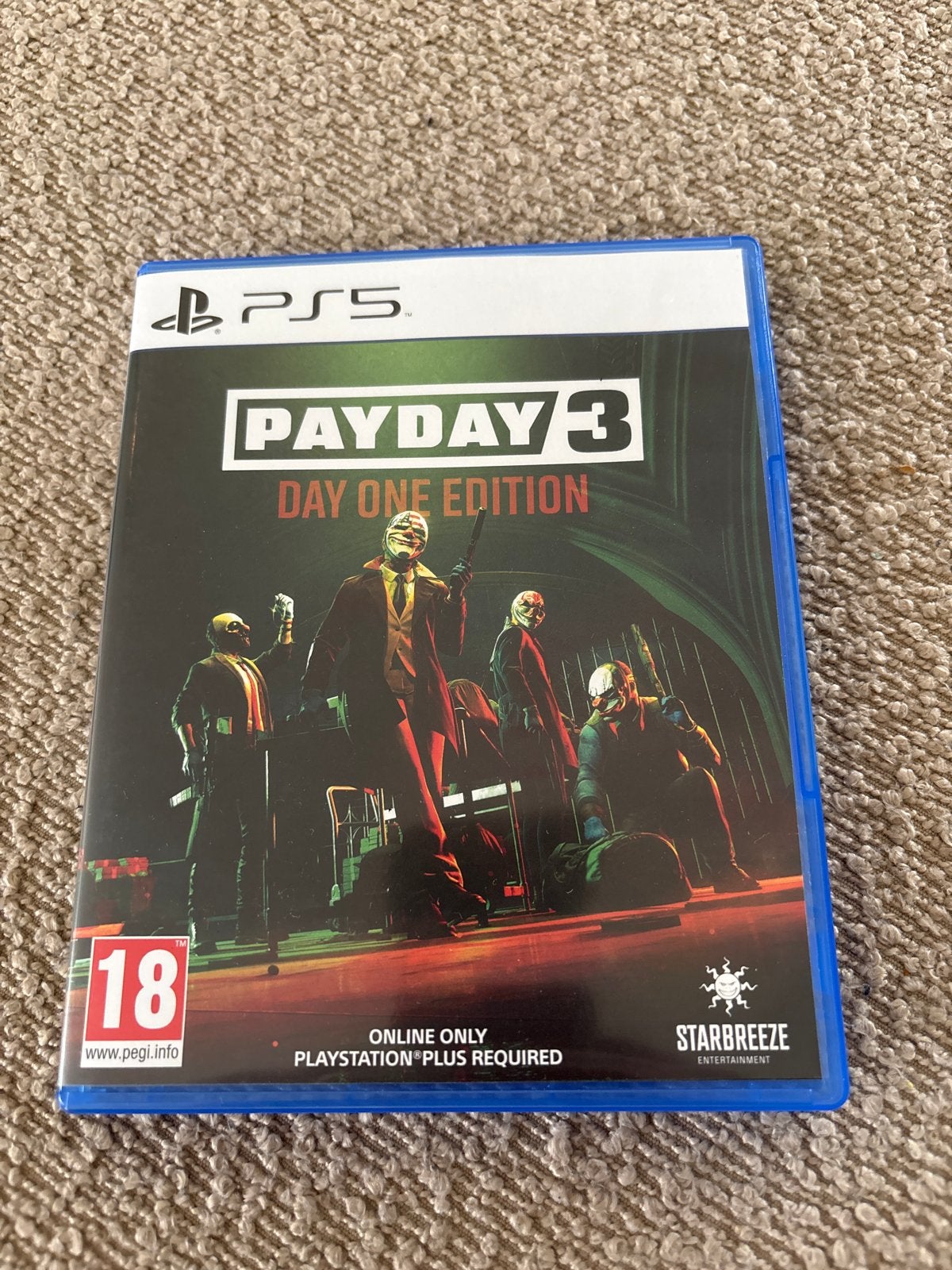 PAYDAY 3 Day One Edition PS5 - Zo goed als nieuw, Online, Vanaf 18 jaar, Shooter, Ophalen of Verzenden