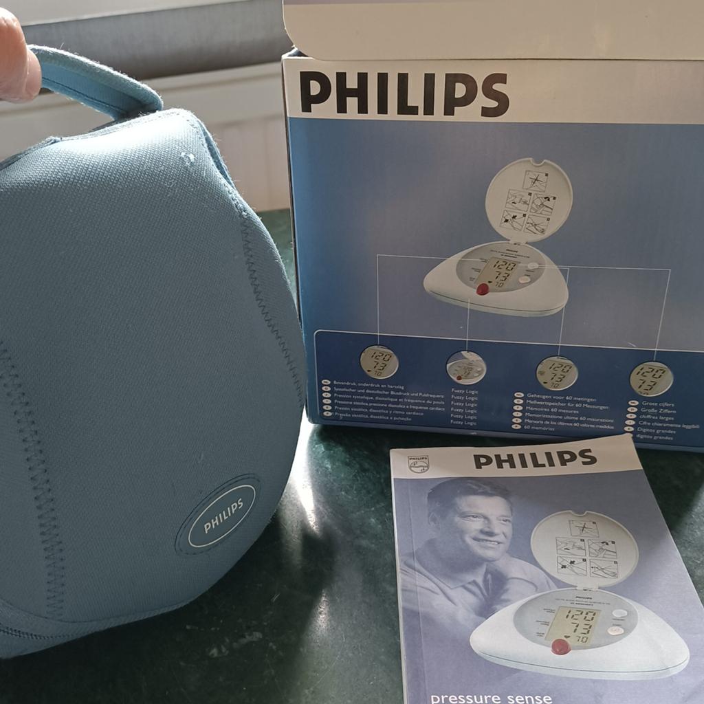 Philips HF306 Digitale Bloeddrukmeter met Manchet, Ophalen of Verzenden