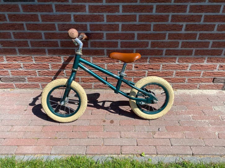 Pelikaan Loopfiets 12 1/2 inch - Groen, Ophalen, Gebruikt, Loopfiets