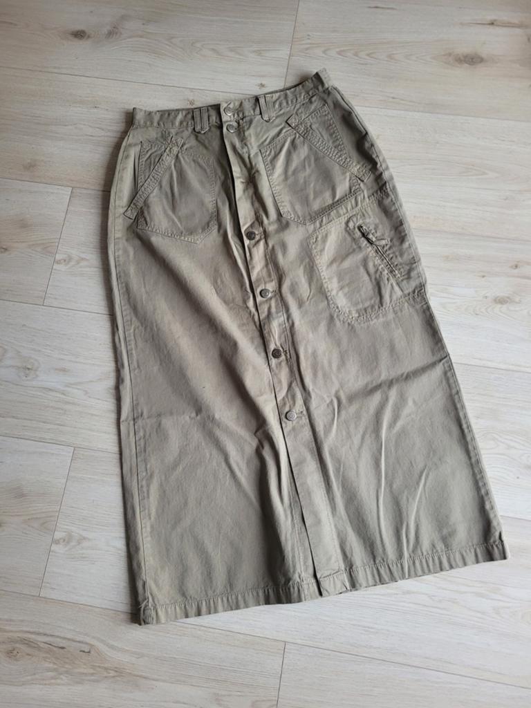 Stoere green ice baggy rok mt 42 44, Kleding | Dames, Rokken, Verzenden, Maat 42/44 (L), Zo goed als nieuw, Green ice