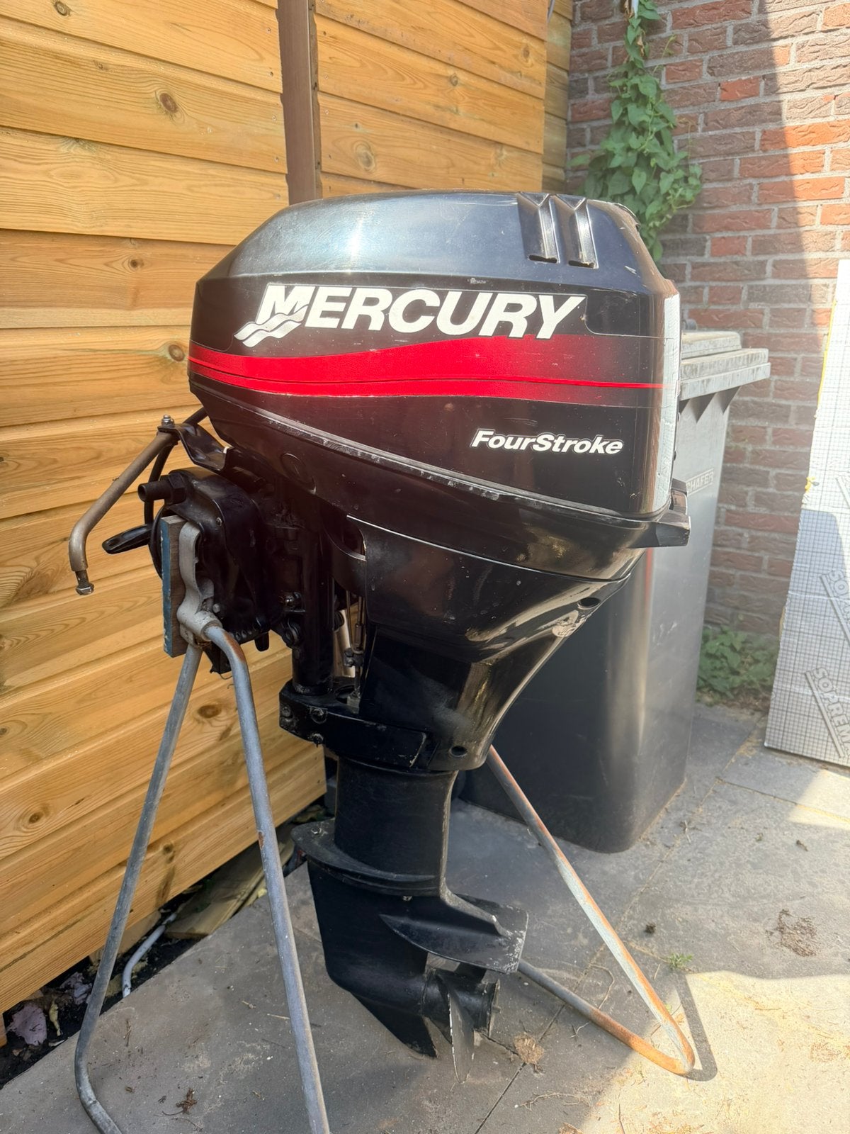 Mercury 15PK 4-takt Langstaart Elektrische Start, Ophalen, 10 tot 30 pk, Zo goed als nieuw, Benzine