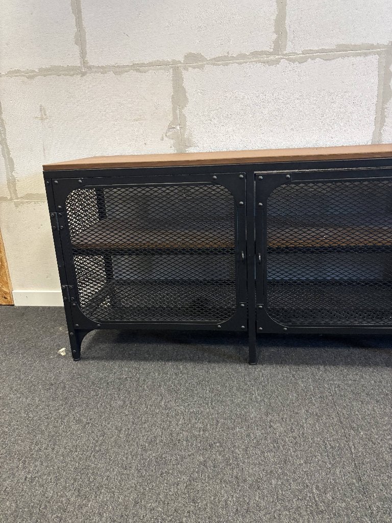 meubel kast IKEA FJÄLLBO tv-meubel / dressoir, Ophalen, Grenenhout, 150 tot 200 cm, Zo goed als nieuw