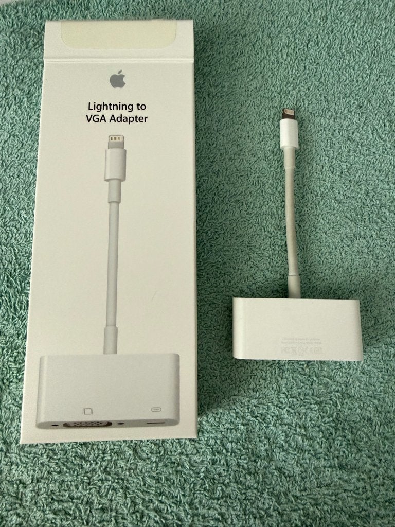 adapter, Ophalen of Verzenden, Zo goed als nieuw, APPLE