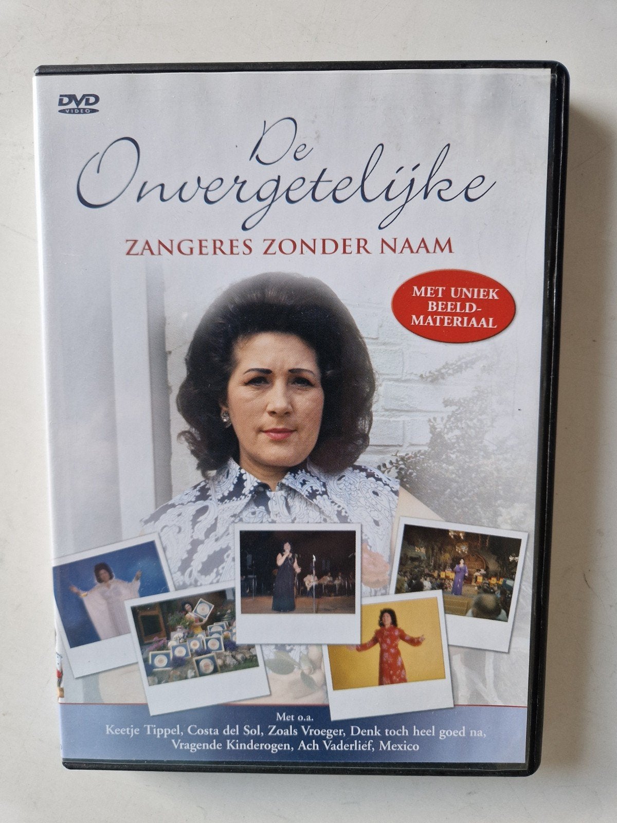 De Onvergetelijke Zangeres Zonder Naam DVD, Ophalen of Verzenden, Gebruikt, Inclusief doosje
