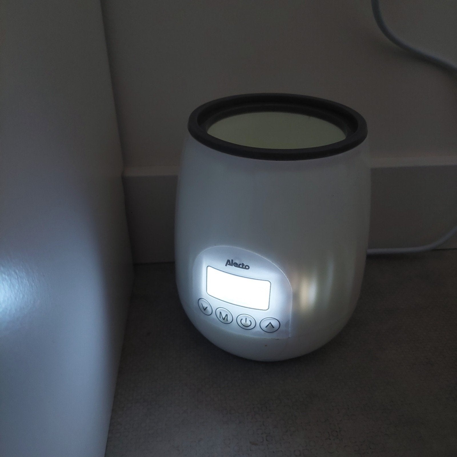 Alecto verwarmer voor flessenmelk, Ophalen of Verzenden, Gebruikt, Flessen- of potjesverwarmer
