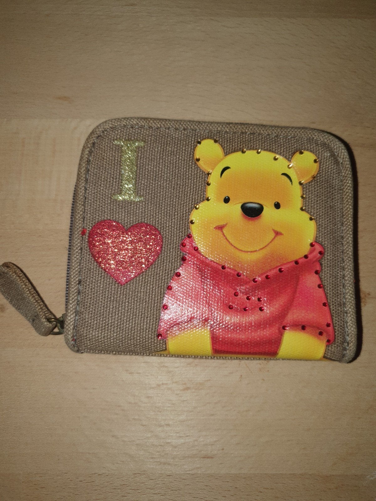 Disney Winnie de Poeh portemonnee, Sieraden, Tassen en Uiterlijk, Portemonnees, Ophalen of Verzenden, Gebruikt, Beige, Overige merken