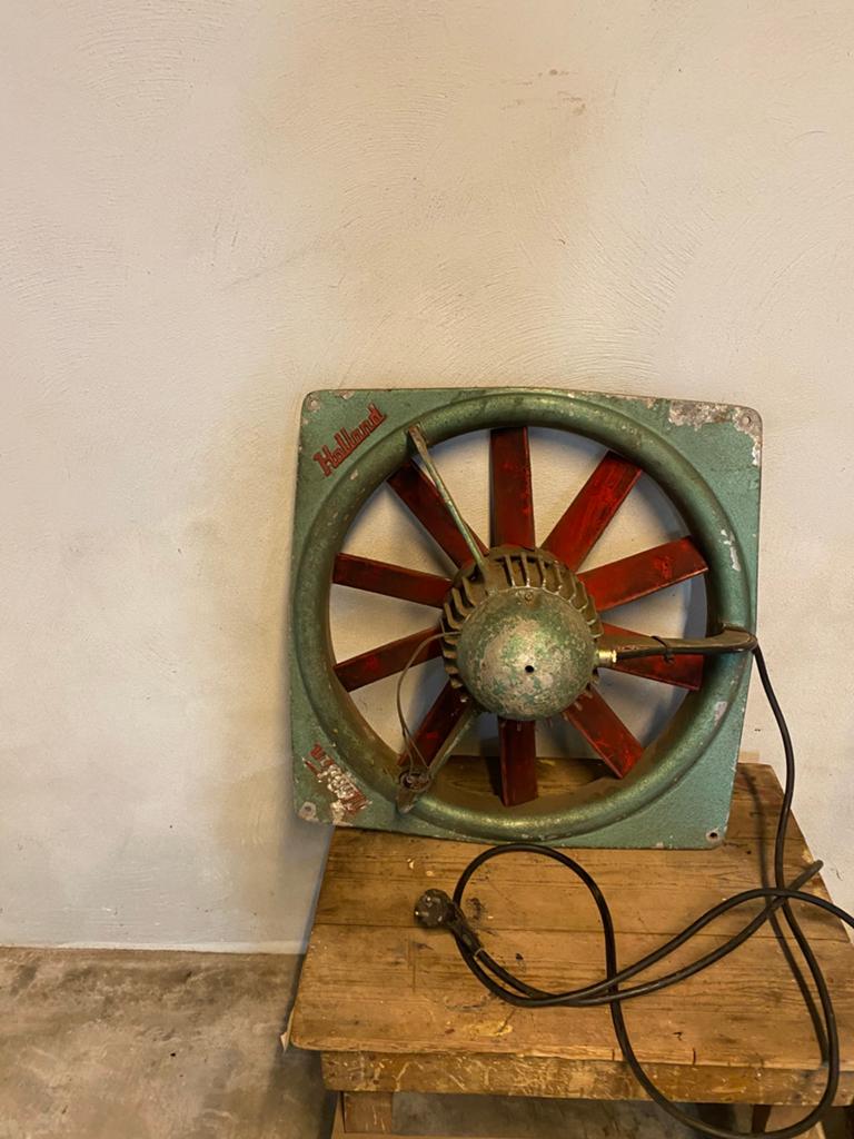 Nostalgische ventilator, Ophalen