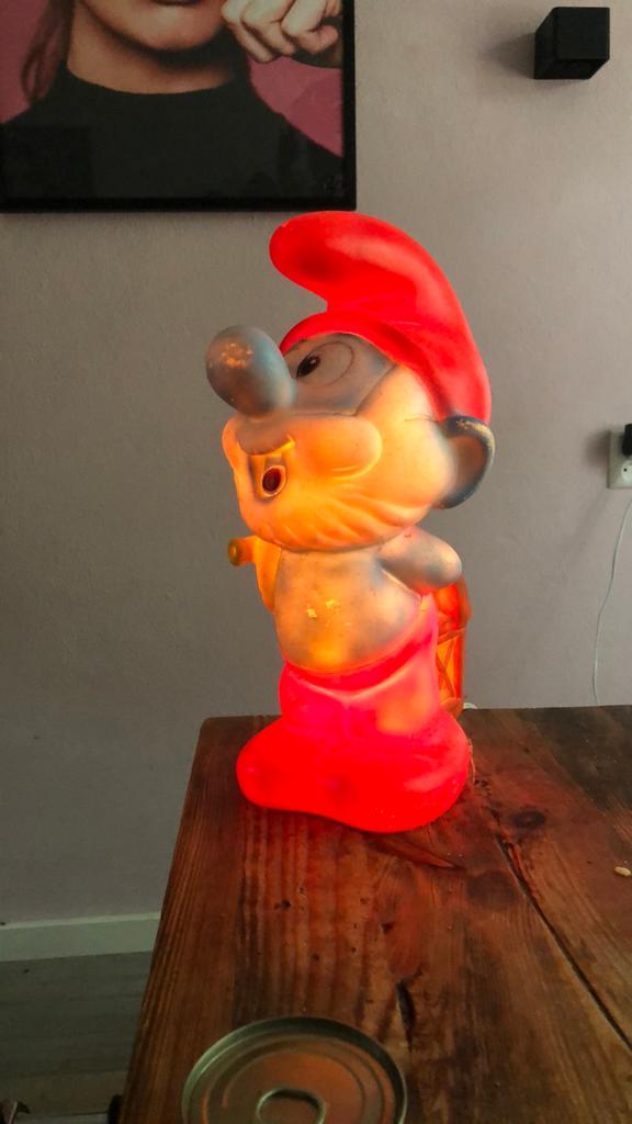Lamp smurf, Verzamelen, Smurfen, Ophalen of Verzenden, Zo goed als nieuw