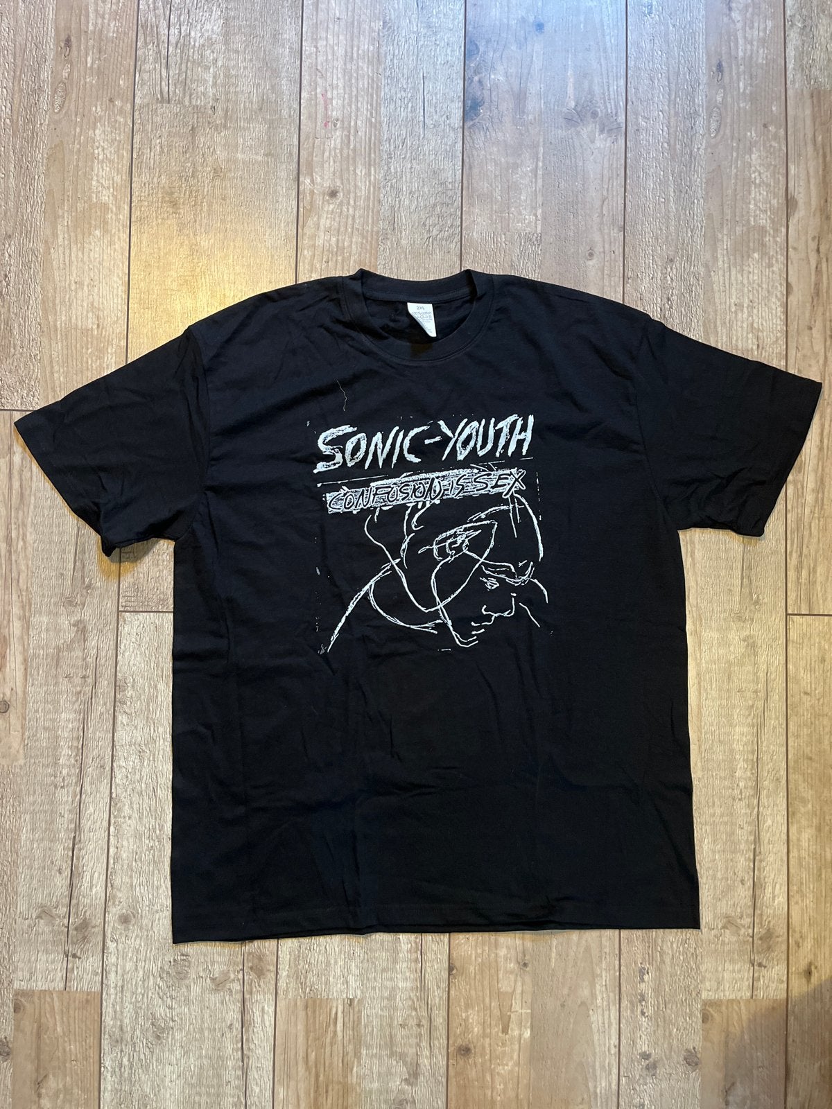 Sonic Youth Confused is Sex T-shirt - Zwart - Nieuw, Ophalen of Verzenden, Nieuw, Overige maten, Zwart