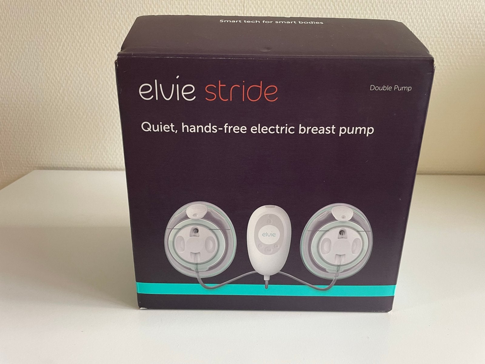 Elvie Stride Dubbele Elektrische Borstkolf - Handsfree ZGAN!, Ophalen of Verzenden, Zo goed als nieuw