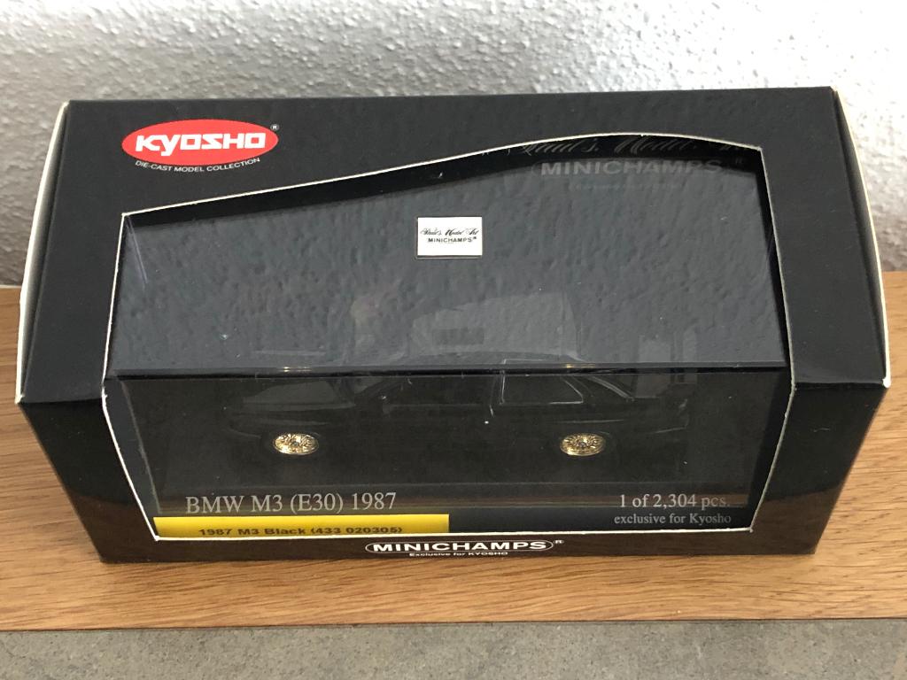Mdl.065 / Minichamps  BMW E30 M3 [Excl.Kyosho-version] 1987, Ophalen of Verzenden, Nieuw, Auto, MiniChamps