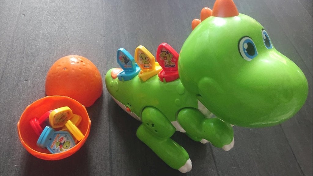 Vtech Codi Robo Dino (licht+geluid), Kinderen en Baby's, Speelgoed | Vtech, Ophalen of Verzenden, Gebruikt, 6 maanden tot 2 jaar