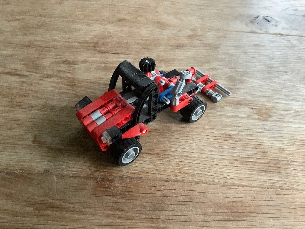 Lego Technic voertuig - Compleet, zonder instructieboekje, Gebruikt, Lego, Ophalen of Verzenden, Complete set