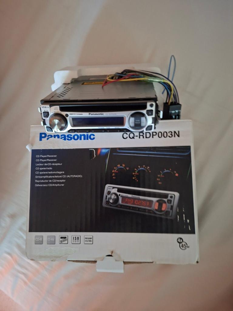 PANASONIC AUTORADIO CD SPELER, Ophalen of Verzenden, Nieuw