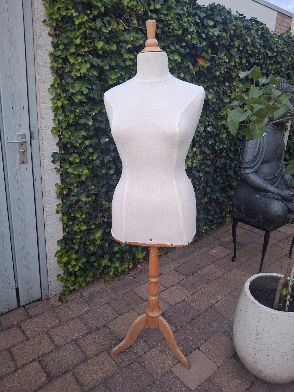 Brocante vintage paspop, voller model, Antiek en Kunst, Ophalen