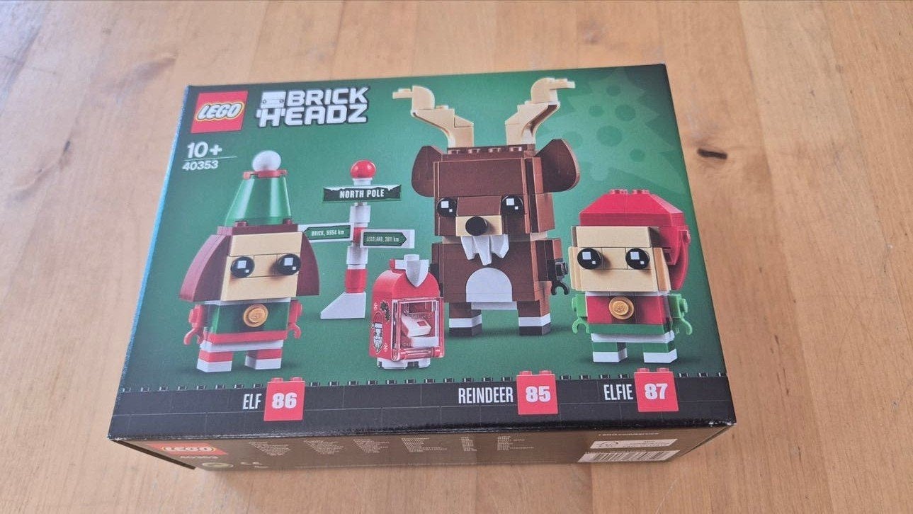 LEGO BrickHeadz 40353 Rendier, Elf & Elfie (Kerst), Ophalen of Verzenden