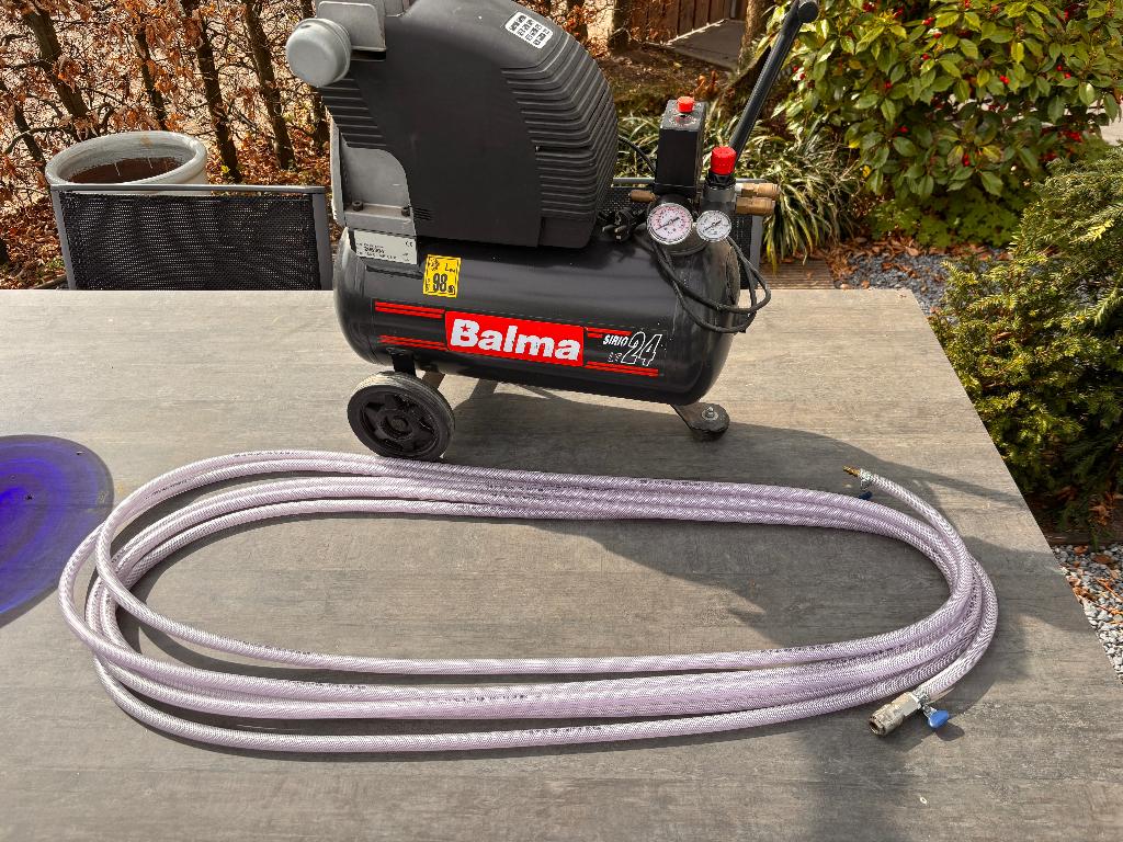 compressor /Contimac Balma, Doe-het-zelf en Verbouw, Compressors, Ophalen, Gebruikt, 6 tot 10 bar, Minder dan 200 liter/min