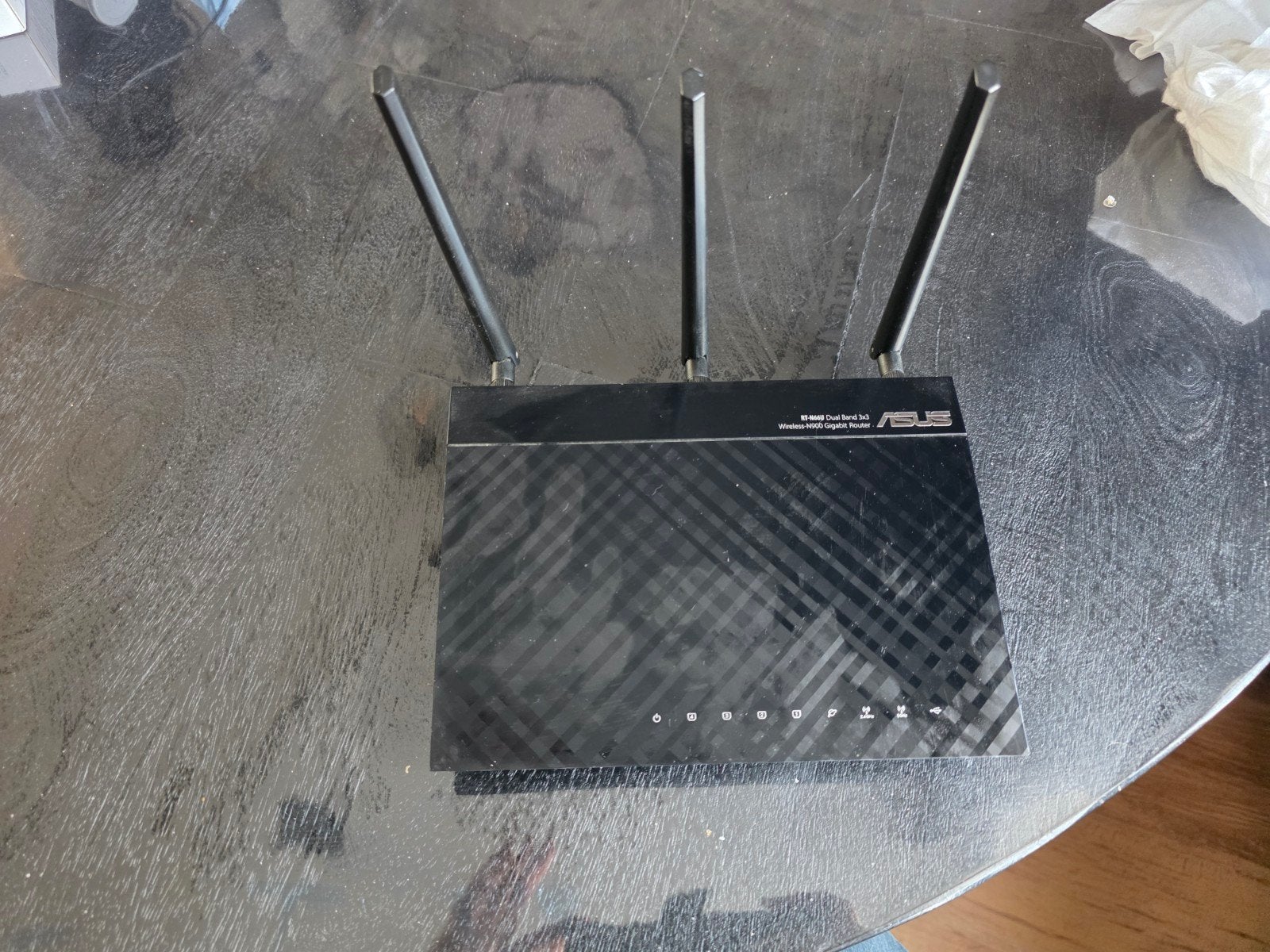 ASUS RT-N66U Dual Band N900 Gigabit Router, Ophalen of Verzenden, Gebruikt, Router, ASUS