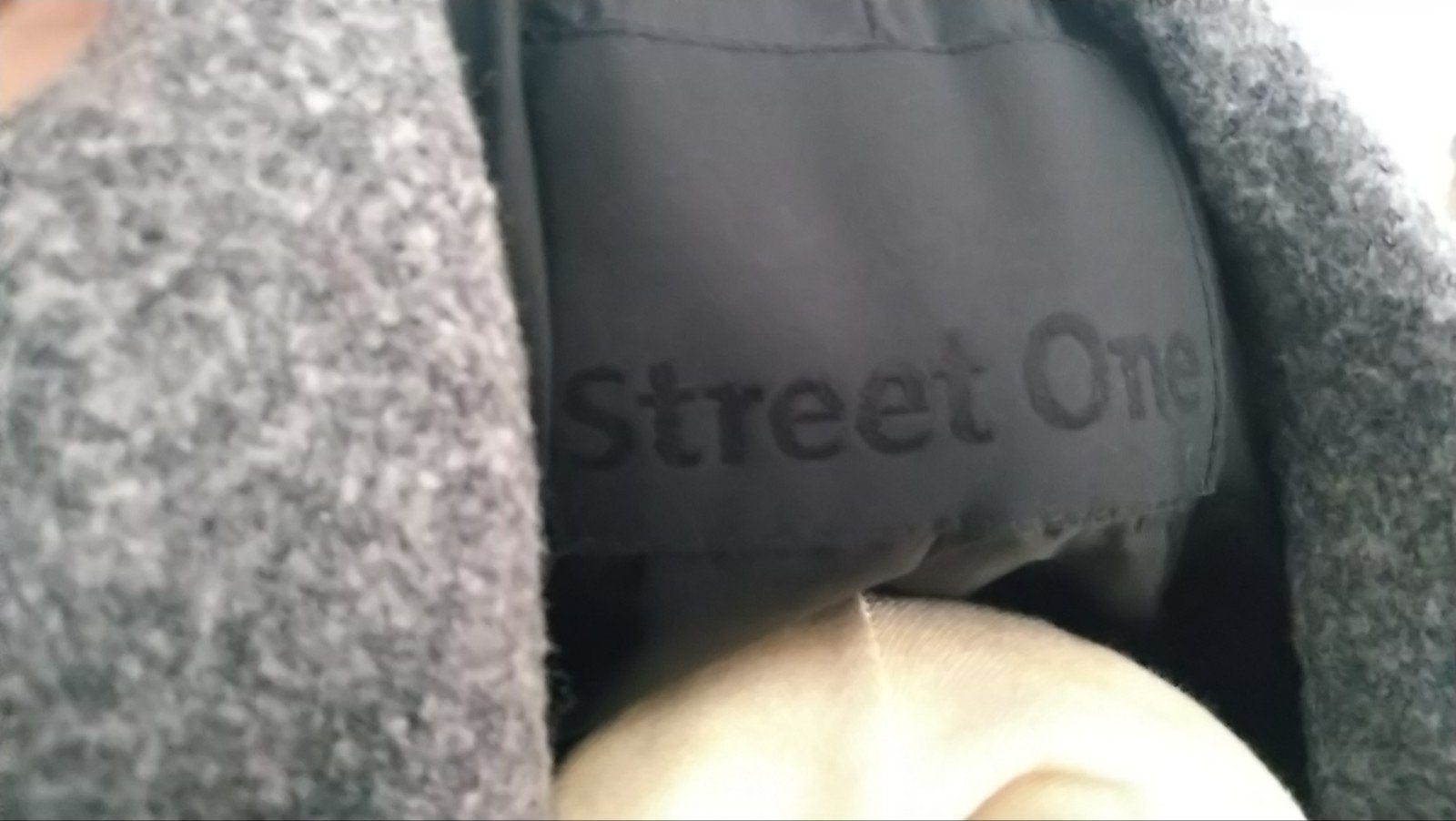 Trench coat lange jas grijze wollen jas wol polyester, Ophalen of Verzenden, Zo goed als nieuw, Grijs