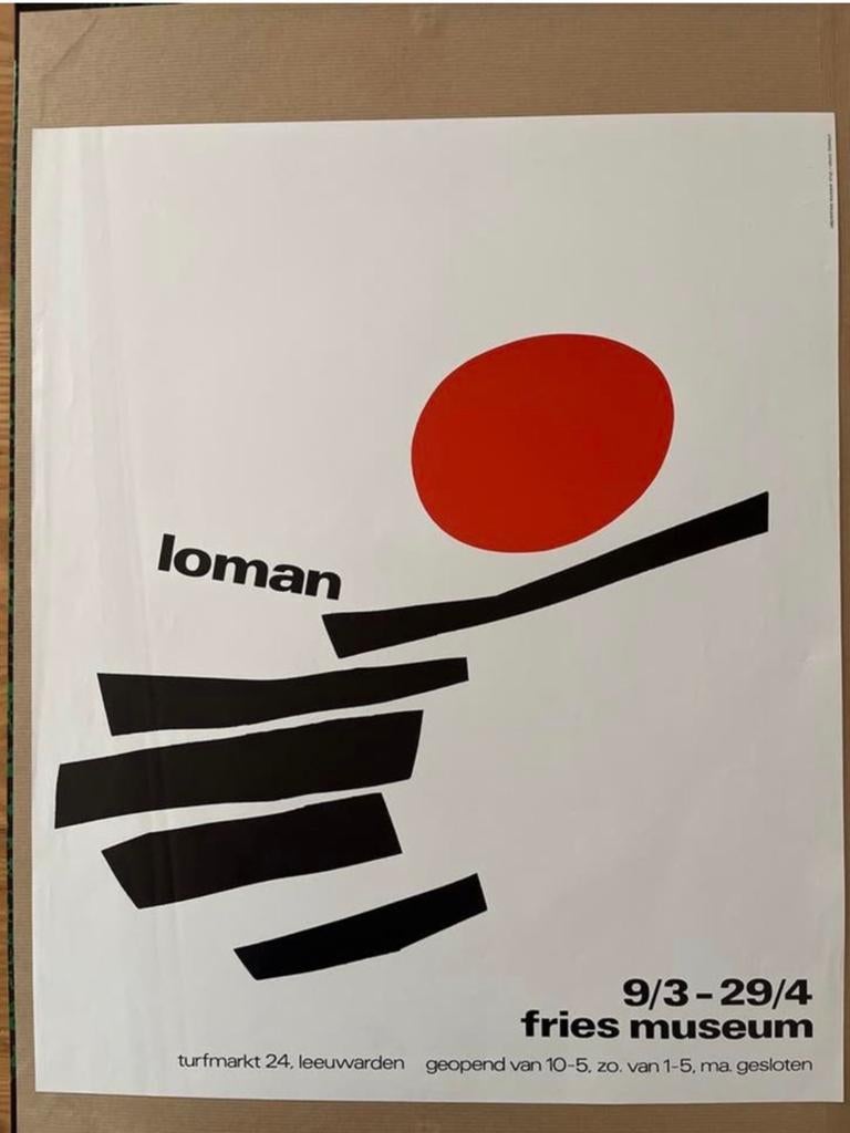 Collectie Fries Museum Posters - Loman, Rousseau, Friesland, Ophalen of Verzenden, Zo goed als nieuw