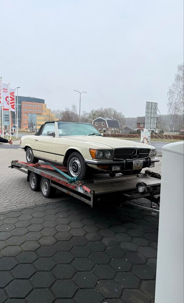 Mercedes SL450 - matching - restauratie object, Automaat, Achterwielaandrijving, Cabriolet, Beige