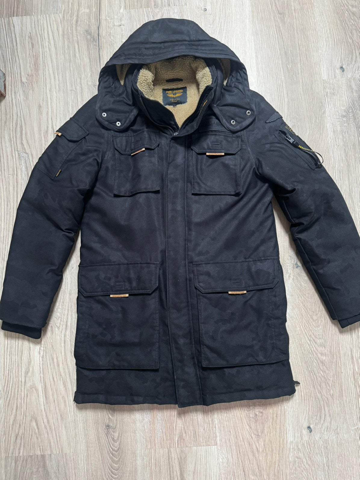 PME camou pilot winterjas, Ophalen of Verzenden, Nieuw, Maat 52/54 (L), Zwart