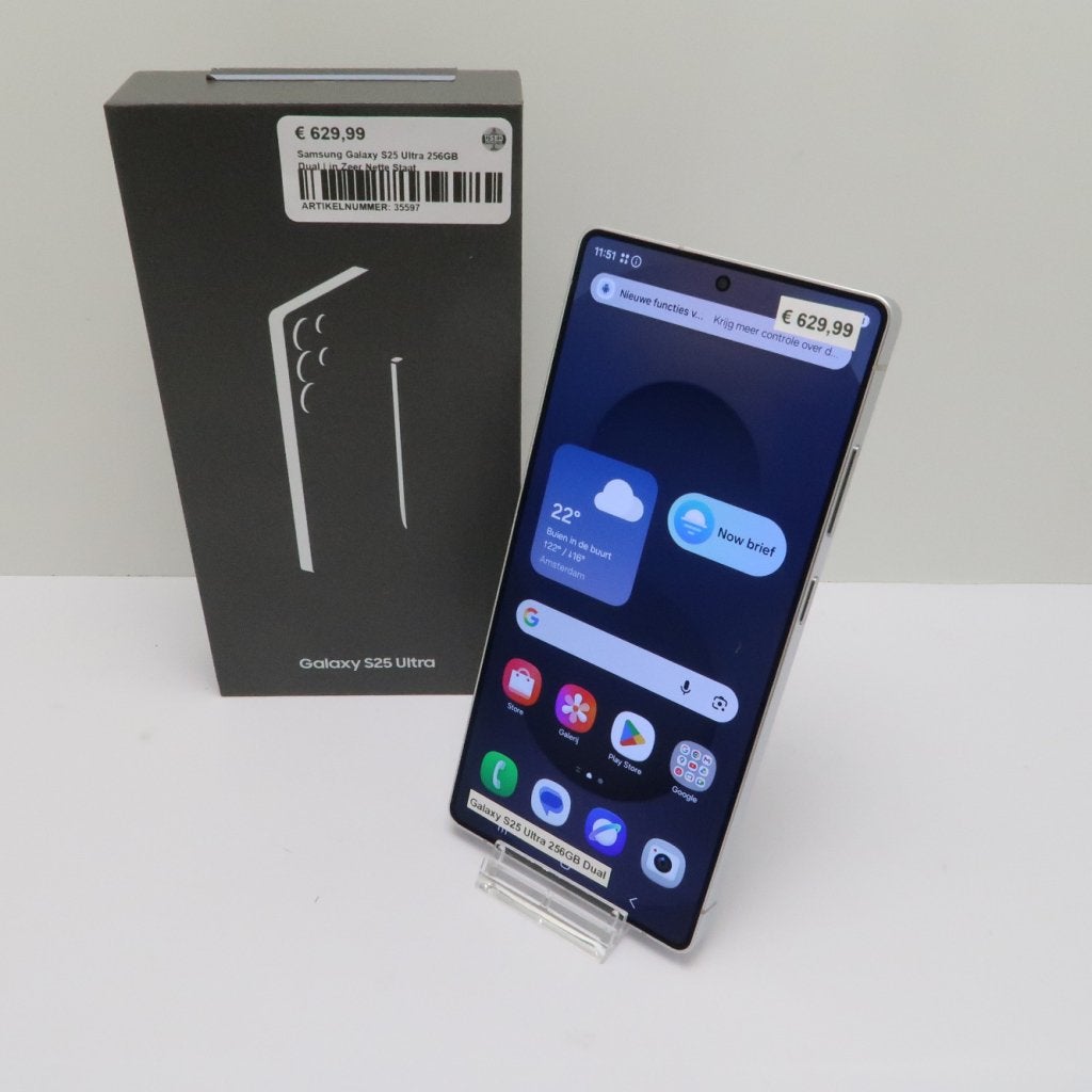 Samsung Galaxy S25 Ultra 256GB Dual | in Zeer Nette Staat, Samsung, Zo goed als nieuw, Support@Samsung.com, 129, Samsung-ro, Yeongtong-gu
Suwon-si, Gyeonggi-do 16677
South Korea