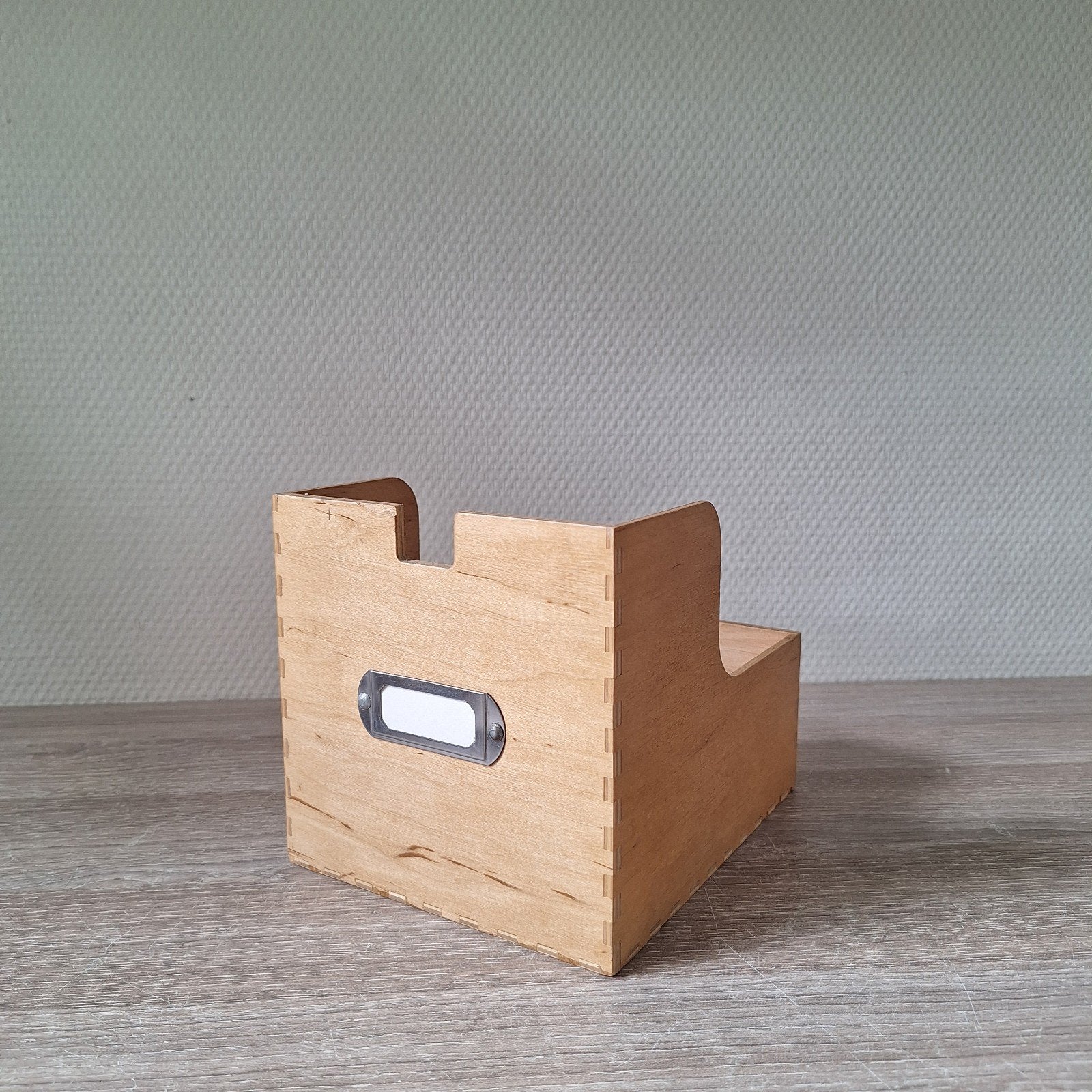 Vintage houten Ikea bureau organizer bureau bakje, Ophalen of Verzenden, Gebruikt