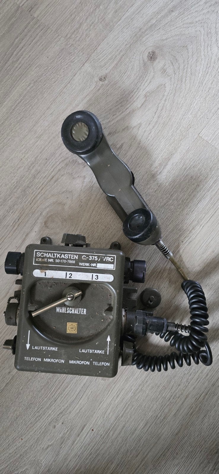 Veldtelefoon wahlschalter c-375/vrc, Ophalen of Verzenden