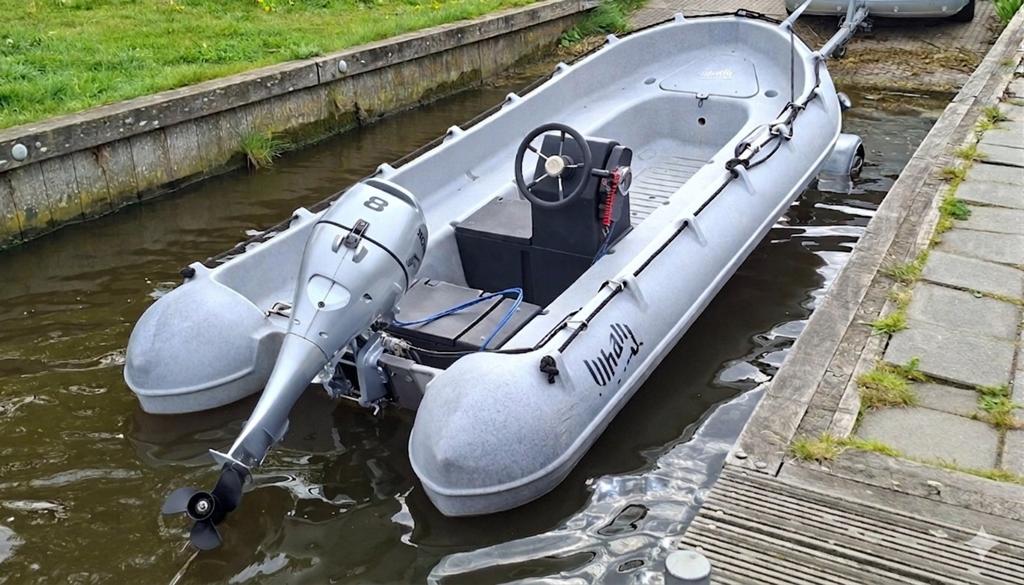 Whaly 435 - Honda 8pk 2017, Watersport en Boten, Ophalen, Zo goed als nieuw
