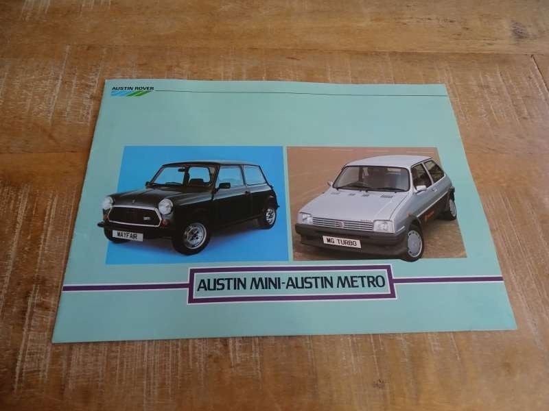 Austin Mini - Austin Metro - Folder Brochure - Nederlands, Verzenden, Gelezen, Overige merken