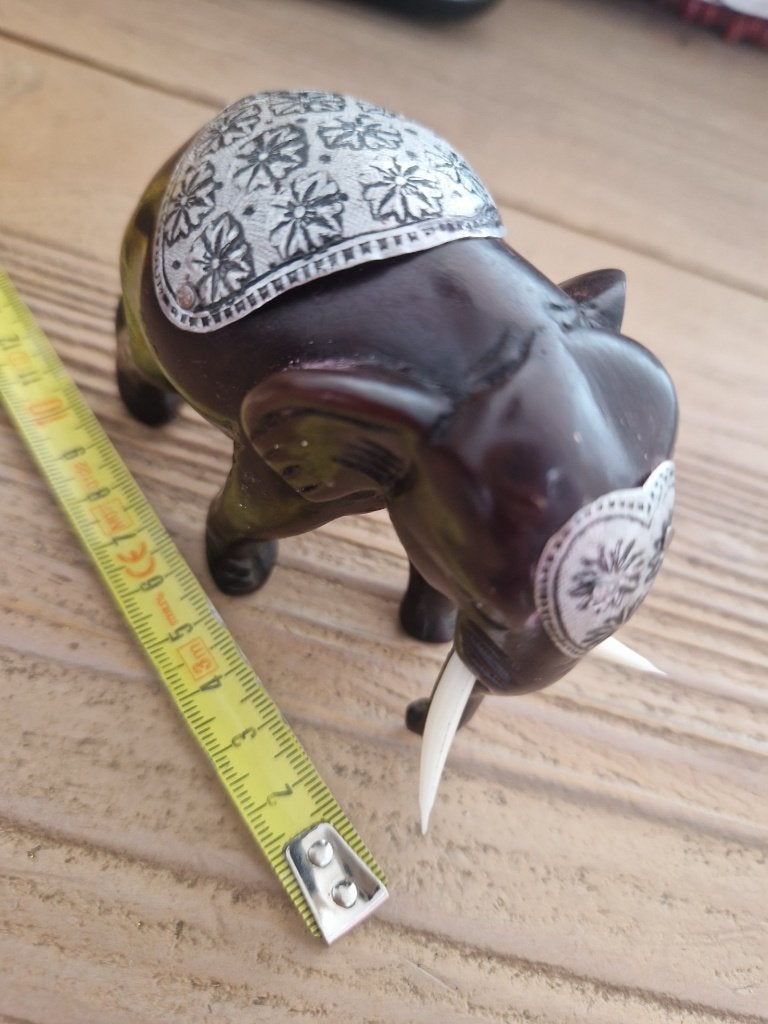 Oud, houten olifantje, Antiek en Kunst, Ophalen of Verzenden