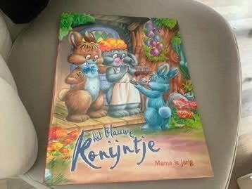 Het Blauwe Konijntje - Mama is Jarig Voorleesboek, Onbekend, Jongen of Meisje, Ophalen of Verzenden, Zo goed als nieuw