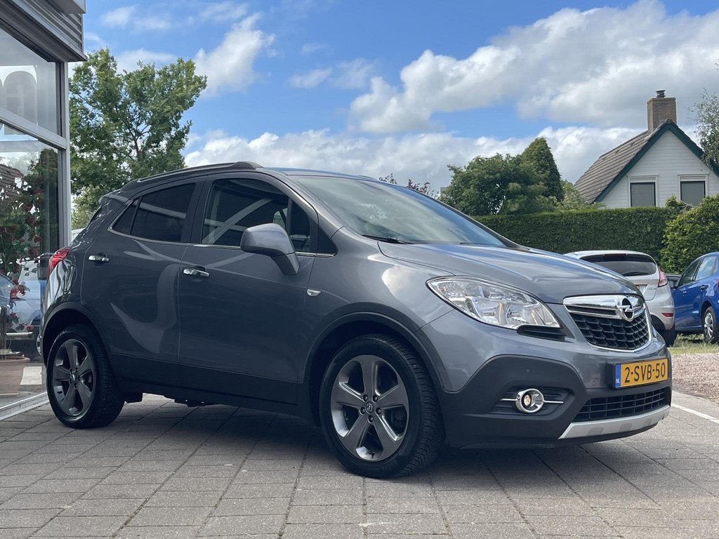 Opel Mokka 1.4 T Cosmo /Cruise/Airco/Halflederen sportinteri, Voorwielaandrijving, Stof, Gebruikt, 4 cilinders