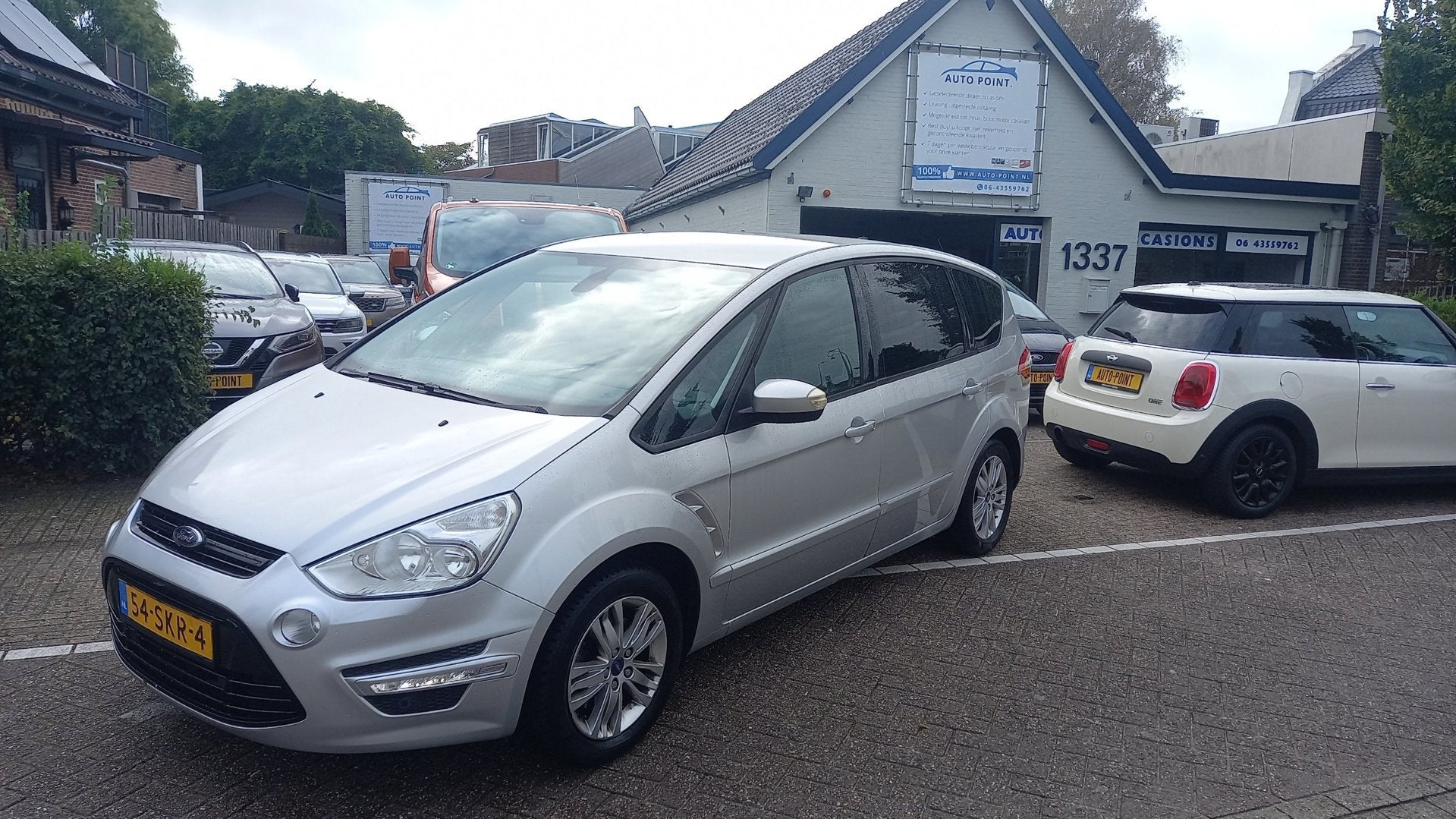 Ford S-Max 1.6 AIRCO/NAVI/APK/CRUISE/STOELVERWARMING/PDC, Auto's, Voorwielaandrijving, Gebruikt, Zwart, Origineel Nederlands
