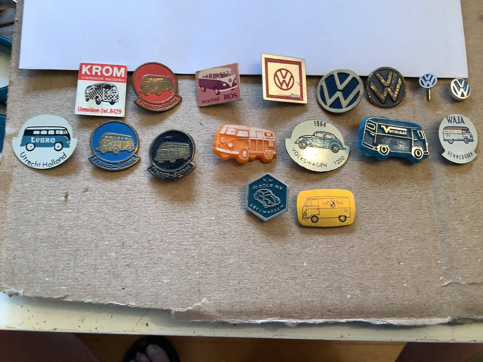 17 speldjes Volkswagen, Verzamelen, Ophalen of Verzenden, Gebruikt, Overige onderwerpen