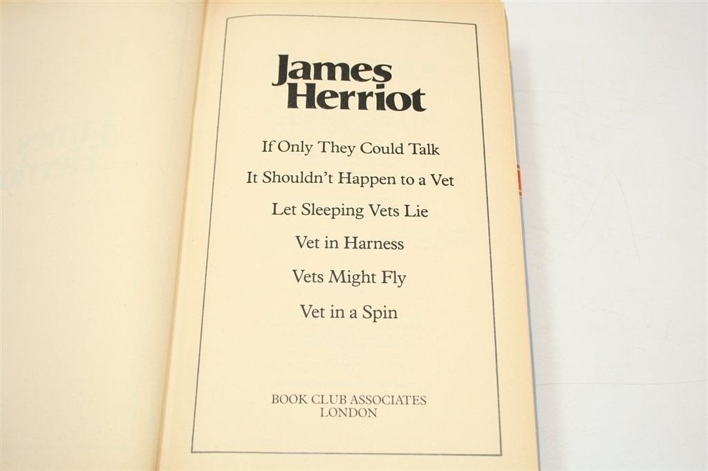 James Herriot — Dierenarts Verhalen Bundel 1982 [EN], Ophalen of Verzenden, Gelezen, Katten