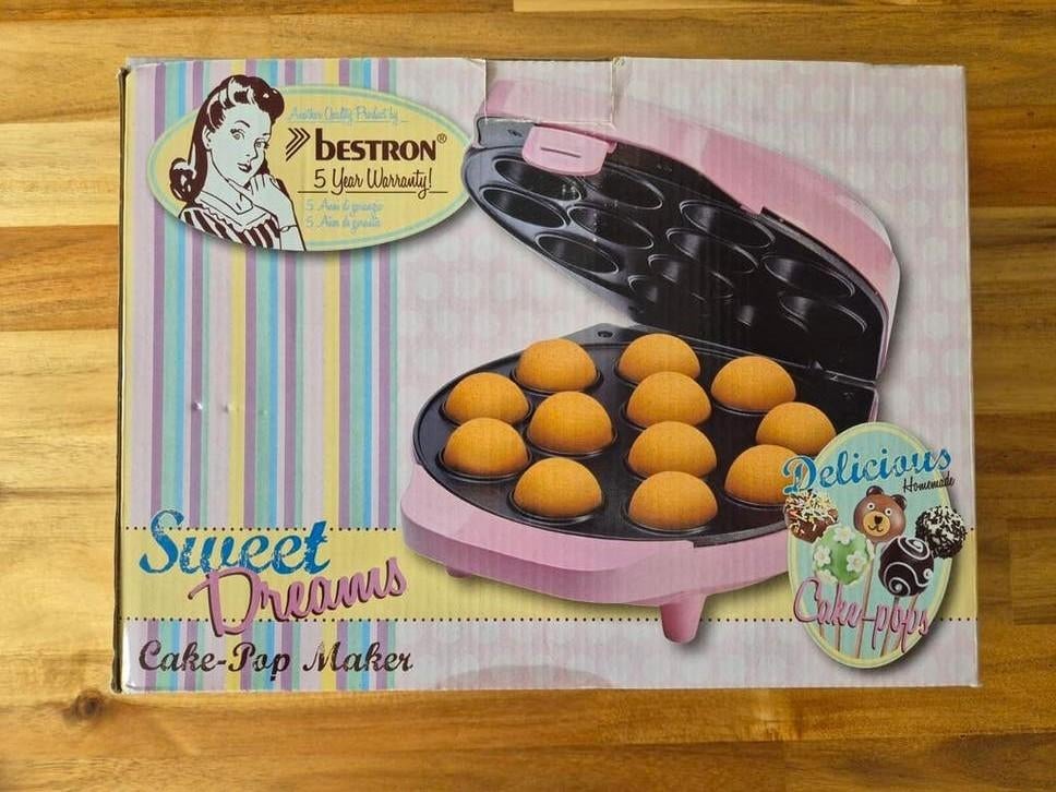 Bestron Sweet Dreams Cake Pop Maker Roze, Ophalen of Verzenden, Zo goed als nieuw