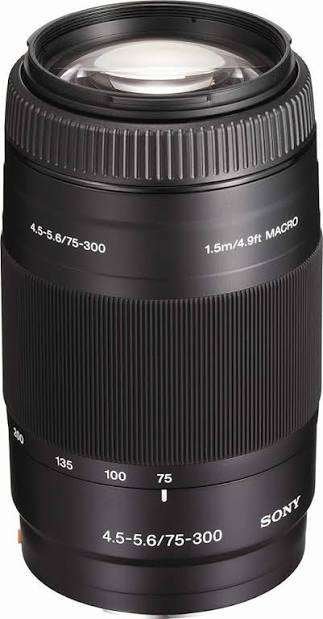 Sony 75-300 mm F4.5-5.6 55 mm filter (A-mount) zwart, UV-filter, Zo goed als nieuw, 80 mm of meer, Ophalen