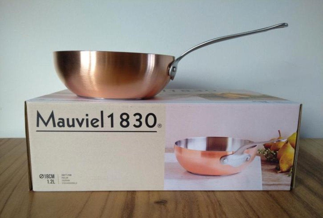 Mauviel 1830 Koperen Sauspan / Hapjespan 18cm 1.2L, Ophalen of Verzenden, Nieuw