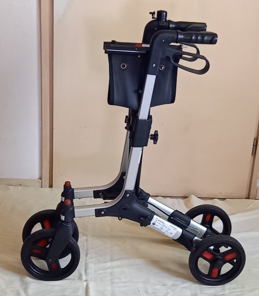 Aluminium rollator model 65230 typ IB65227, Ophalen of Verzenden, Opvouwbaar, Gebruikt