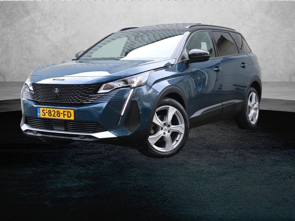 Peugeot 5008 130pk GT | 1ste eigenaar | Glazen dak | 7 perso, Auto's, Peugeot, Start-stop-systeem, Gebruikt, Blauw, 7 stoelen